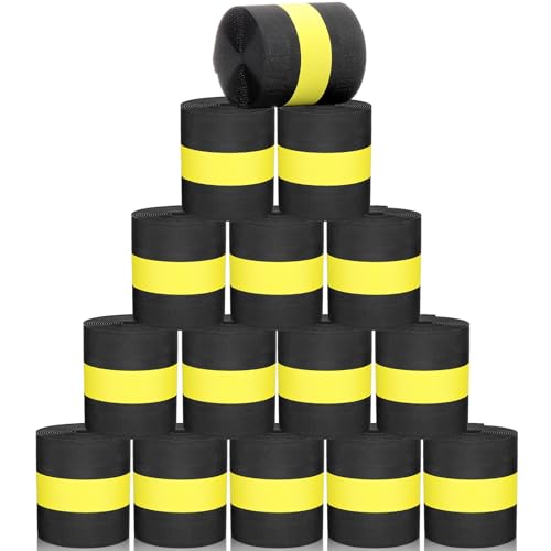 WILLBOND Carpet Cord Cover Cable Protector Floor Cover Cable Protector Management Only for Commercial Office Carpet(147.64 ft,Black and Yellow) - color: Black and Yellow, size: 147.64 ft