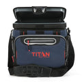 Titan by Arctic Zone Deep Freeze Cooler - Zipperless Hardbody Cooler - Deep Freeze Insulation, HardBody Liner, and SmartShelf - color: Navy Blue, size: 16 Can