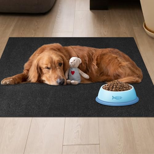 Dog Playpen Mat, Dog Crate Pad Liner for Kennel Training Under Pet Cage Mat Absorbs Waterproof Non-Slip Reusable Puppy Pad to Protect Floors, 29"×48" - size: 29"×48"
