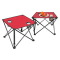 Moclever 2PCS Foldable Camping Table–Ultralight Portable Table with Cup Holders&Carry Bag, Perfect for Outdoor Adventures,Picnic,Beach, BBQ,Hiking & Home Use - style: 2Pcs Red