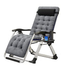 ABORON Zero Gravity Chair,Premium Outdoor Lawn Folding Lounge Chairs,Sturdy Adjustable Reclining Patio Chairs with Removable Cushion,Headrest & Tray - color: Deep Gray