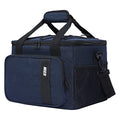 MIER Mens Lunchbox for Work Insulated 24 Cans/15L Large Lunch Bags Leakproof Adult Women Lunch Box Coolers for Travel Beach Picnic Office, Navy Blue - color: Blue