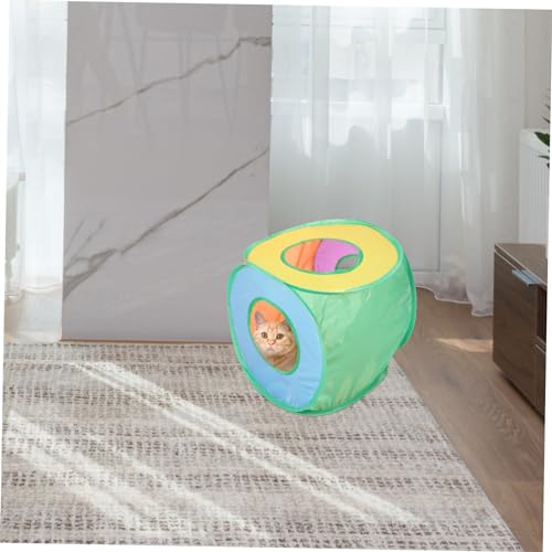 Foldable Cat Tent Outdoor Popup Sun Shelter House for Pets Non-Woven Fabric Square Shape Portable Design for Cats and Dogs Easy Setup Lightweight