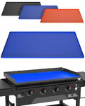 KITCHEN PERFECTION 36" Premium Silicone Griddle Cover Mat for Blackstone Griddle 36 Inch - Hermetic Protection from Rust & Debris All Year, Fits All Blackstone 36 Inch Models - Food Grade Silicone - color: Classic Blue 36 inch