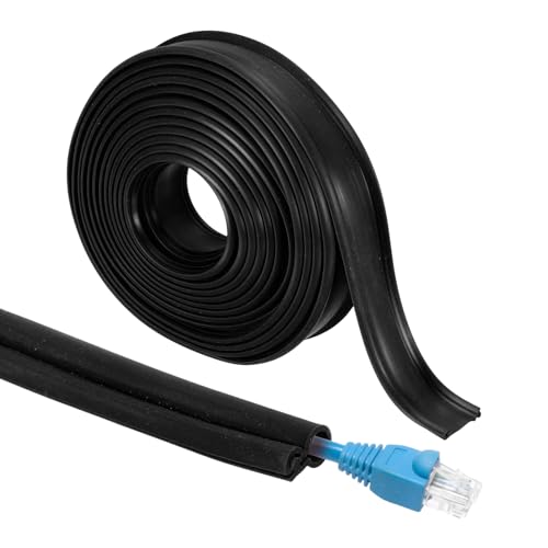 MECCANIXITY 10ft High Pressure Silicone Rubber Cable Sleeve, 10KV-220KV 5/32" ID Flexible Cord Cover Insulation Protector for Substation, High-Voltage Electrical Networks, Outdoor, Black - size: 5/32 Inch