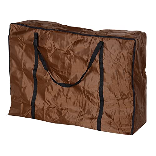 PATIKIL Chair Storage Bag, Waterproof Folding Lounge Chair Cover Carrying Case for Outdoor Camping Chair Beach Chaise Zero Gravity Chair, Brown - color: Brown