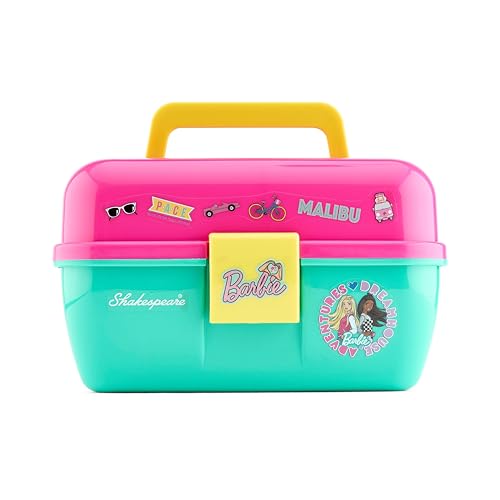Shakespeare Youth Fishing Reel and Rod Combo - color: Mattel Barbie 7pc Kit