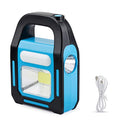 1 Pack 3 in 1 Solar USB Rechargeable Brightest COB LED Camping Lantern, Waterproof Emergency Flashlight LED Light - size: 1 Pack
