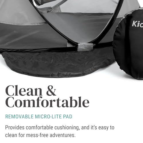 KidCo - Peapod Portable Foldable Mesh Toddler Travel Tent & Storage Bag, Play Tent, Ages 6 Months - 3 Years (Midnight) - style: Small - Midnight