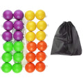 12 Pack Ladder Balls Ladder Toss Balls Replacement with Storage Bag for Toss Match - color: Orange Purple Green Yellow