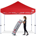 MASTERCANOPY Pop Up Canopy Tent Commercial Grade Instant Shelter (8x8, Red) - color: Red, size: 8x8