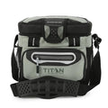 Titan by Arctic Zone Deep Freeze Cooler - Zipperless Hardbody Cooler - Deep Freeze Insulation, HardBody Liner, and SmartShelf - color: Seagrass, size: 9 Can
