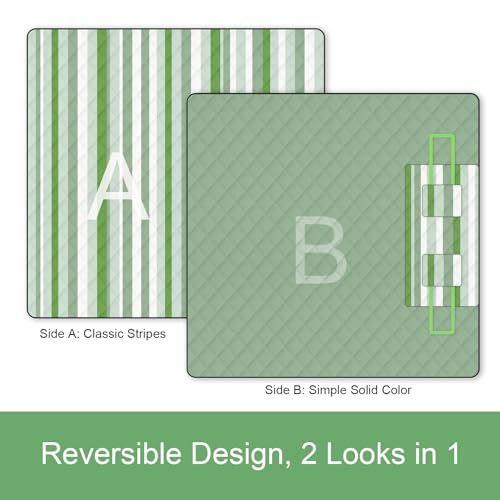 2 in 1 Tote Picnic Blanket Waterproof Outdoor Camping Mat,Large Capacity Beach Blanket 80''x80'' 7Layers Easy to Foldable and Carry. - color: Green