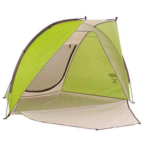 Coleman Beach Shade Canopy Tent Lightweight & Portable Beach Shade Sets Up in 5 Minutes UPF 50+ Sun Protection Includes Sand Bags & Stakes to Withstand Wind Great for Park Yard Picnics - color: Green