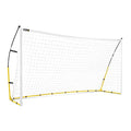 SKLZ Quickster Soccer Goal - Portable Goal for Backyard & Field - Durable Tension-Tite Frame & Heavy Gauge 2-Ply Net - Adjustable Click-Lock Poles, Metal Stakes - Carrying Case with Handle - style: 12 x 6 Feet