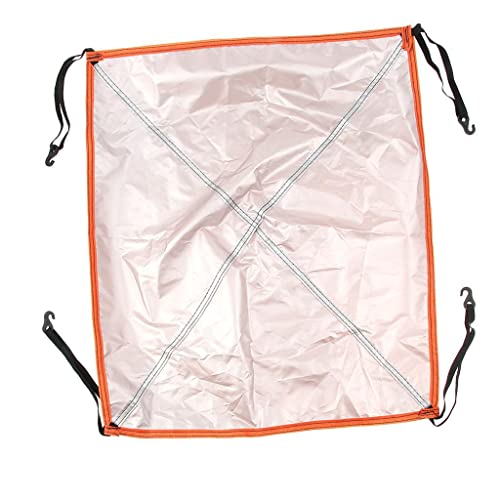 Simhoa 22x22inch Canopy Replacement Top Cover Canopy Awning Tarp, Waterproof Canopy Top for Outdoor Garden Patio Camping Pavilion Sun Shade, Orange