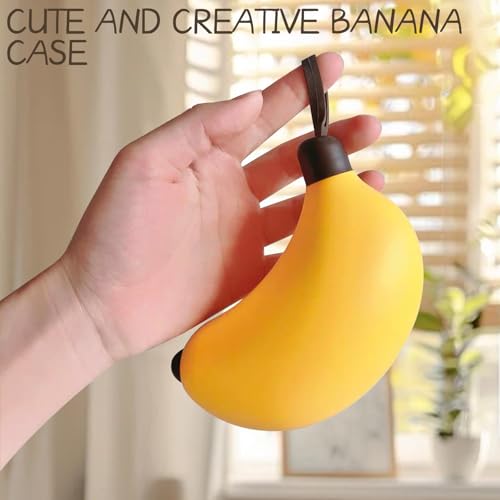 Creative Travel Cutlery Set with Banana Case - Reusable Stainless Steel Spoon, Chopsticks, and Portable Utensils for Office, School, Camping, and Outdoor Activities