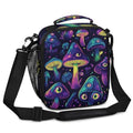 Mushroom Lunch Box for Kids Insulated Cooler Bag with Side Pocket Reusable Leakproof Lunchbox Tote for Work School Picnic Travel - color: Mushrooms
