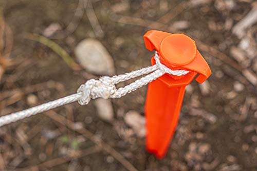 SE Survivor Series 11" Orange Ground Stakes (6-Pack) - 9-411TP-6 - style: 6-Pack