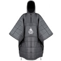 ONETIGRIS Camping Blanket Poncho with with Recycled Synthetic Insulation,Wearable Hoodie Blanket | Ultralight Water-Resistant Warm Camping Blanket for Outdoor, Hiking, Stadium - color: 1pc-grey