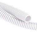 ZhiYo 20FT 3/8” Wire Loom Split Tubing Auto Wire Conduit Flexible Cover | High Temperature Heat Resistant -40F to 257F | Plastic Cover for Electrical Wires & Cables, White - color: White, size: 20FT 3/8"