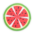 GLOGLOW Dog Cooling Mat, PVC Fruit Pattern Dog Ice Pad Watermelon Travel Round Cooler Mat Water Cooling Cushion Cats Dogs (Watermelon) Beds