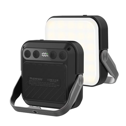20000mAh Rechargeable LED Camping Lantern - 1600LM, QC3.0 22.5W, 4 - Color Switch, IPX5 Waterproof - Perfect for Camping, Hiking & Emergency Situations(Black) - color: Black