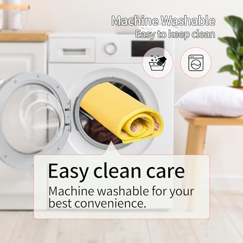 NACOCO Pet Cooling Mat Cat Dog Cushion Pad Summer Cool Down Comfortable Soft for Pets and Adults (S, Yellow) - color: Yellow Egg, size: S: 15.5'' x 19.5''
