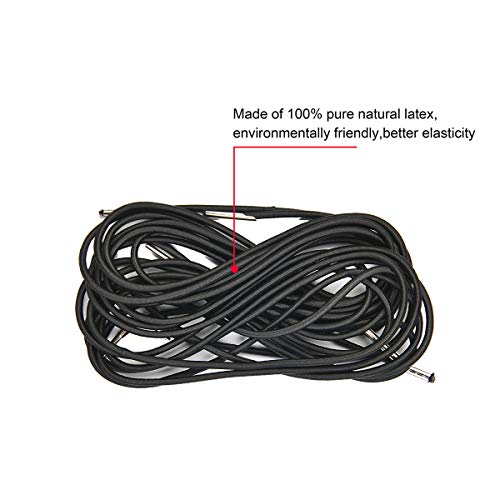 C-CHAIN 4 Cords Replacement Cord for Zero Gravity Chair, Universal Replacement Laces Cord Kit for Zero Gravity Chair, Anti Gravity Chair, Lounge Chair, Bungee Chair, Recliner - Black