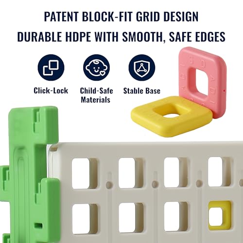 SDADI 'Click' Giant 4-in-a-Row Game Set with Block-Style Assembly, Adjustable Height 4-to-Score Connect Game, Portable Family Yard Game for Indoor & Outdoor Play - color: Ivory Green