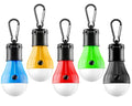 FLY2SKY Tent Lamp 5 Packs Portable Tent Light Clip Hook Hurricane Emergency Lights LED Camping Light Bulb Camping Tent Lantern Equipment for Camping Hiking Backpacking Fishing Outage - style: F-CLOSED-HOOK