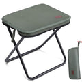 MOONCY Portable Stool, 13 Inch Small Folding Stool for Adults, Ultralight Green Camping Stools for Hiking and Fishing, Hold Up to 265 LBS - color: Green