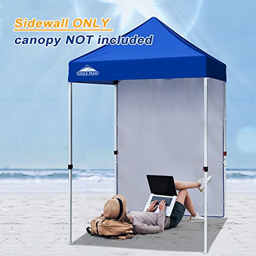 EAGLE PEAK Canopy Sidewall for 5x5 Pop Up Canopy Frame, Single Side Wall Panel Only (Fits 5x5 Straight Leg Frame, Canopy Top or Frame NOT Included), Blue - color: Blue