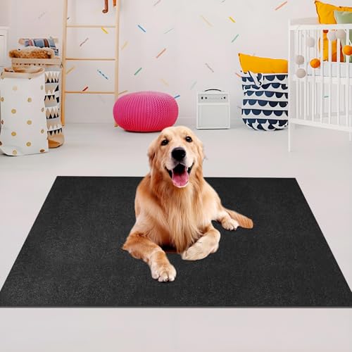 Dog Playpen Mat, Dog Crate Pad Liner for Kennel Training Under Pet Cage Mat Absorbs Waterproof Non-Slip Reusable Puppy Pad to Protect Floors, 24"x 36" - size: 24"x 36"
