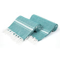 Belizzi Home Turkish Beach Towel -Large Beach Towels Oversized 2 Pack - Soft Durable Compact Lightweight Quick Dry Sand Free Bath Pool Towel Set for Beach Gifts Clearance Vacation Travel - Teal - color: Teal, size: 2 Pack
