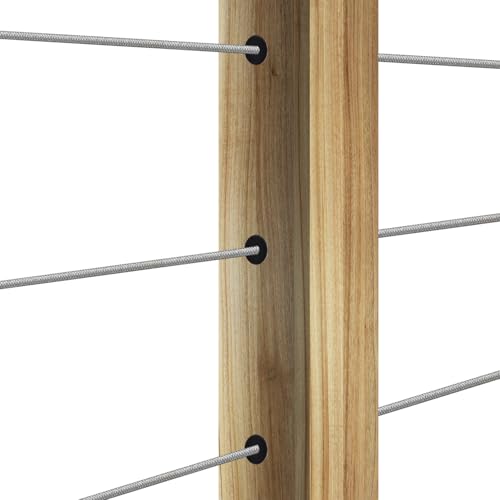 100 Pack Cable Railing Rubber Grommets, Fit 1/8" 5/32" 3/16" Cables, Protective Sleeves for Metal Posts Indoor Outdoor - color: 100 PCS