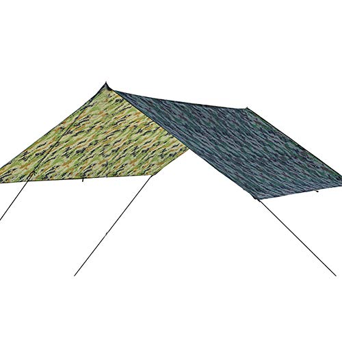 Lightweight Tent Tarp, Waterproof Shelter Cover for Camping Hiking, Multi Use Hammock Tarp Canopy for Outdoor Shade Rain Protection Travel and Backpacking