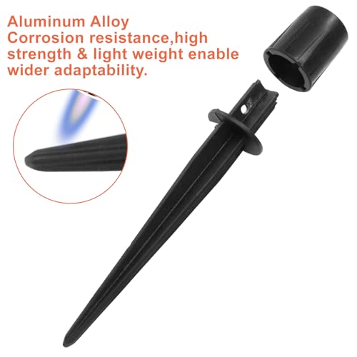 Litoexpe 8 Pack Metal Solar Lights Stake, Replacement Spike Ground Stake for Garden Lights Outdoor Enthusiasts - size: Metal-8 Pack