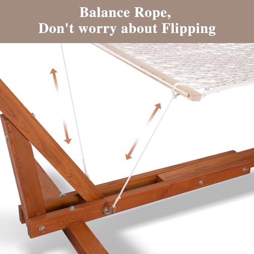 SUNCREAT Hammocks Portable Hammock with Stand, Hammock with Stand 2 Person Heavy Duty for Bedroom, Backyard, Patio, Balcony, Red Stripe - color: Pad-red Stripes