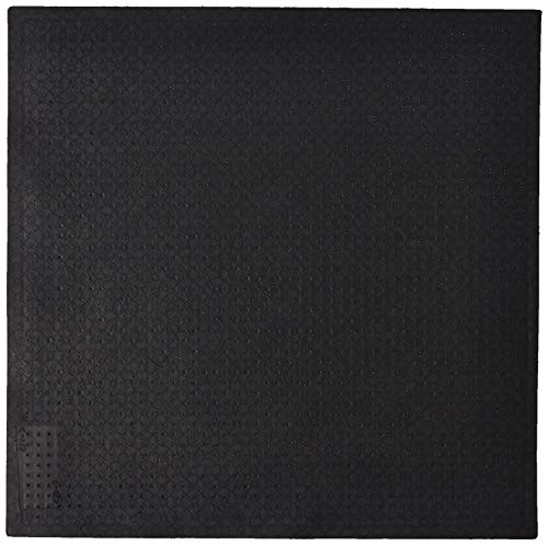 Hudson Exchange (35"x35", Dark Brown) Waterhog Fashion Scraper Entry Square Floor Mat - color: Dark Brown