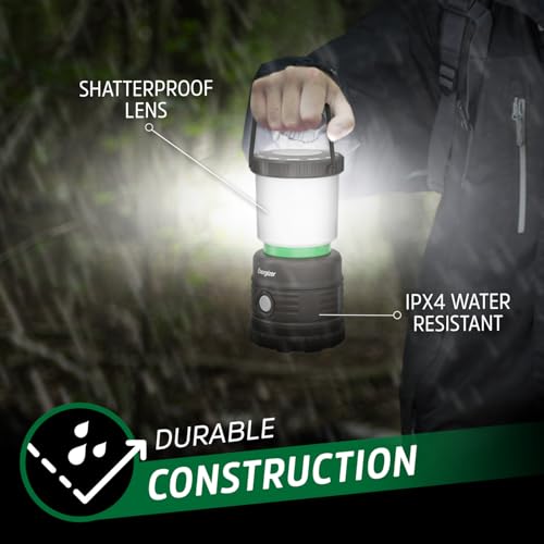 ENERGIZER LED Camping Lantern X1000, Bright and Rugged Tent Light, Water Resistant Lantern for Camping, Hiking, Fishing, Emergency (USB Cable Included) - style: 1200 Lumens