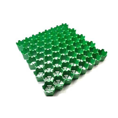 Gravel Ground Grid - Plastic Paving Slab Base & Driveway Grids for Turf Grass Lawn Path, Gravel Protector & Drainage Mat (5cm, 12 Pieces) - Durable & Eco-Friendly Solution - color: 7cm-8 Pieces