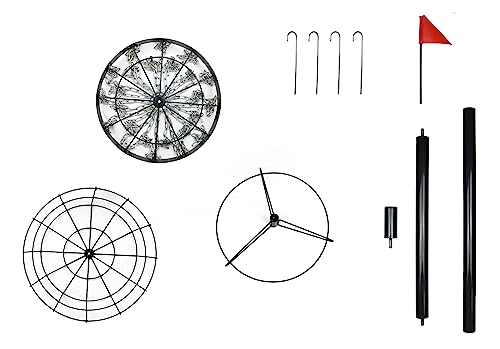 PDGA Approved HIAARO PRO Disc Golf Basket, Portable Disc Golf Target with Heavy Duty 24 Chains, Professional Disc Golf Basket - style: PRO Single basket