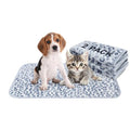 Qeils Reusable Puppy Pads, 2 Pack Washable Pee Pads for Dogs, Waterproof Non Slip Wee Wee pad, Absorbent and Leakproof Training Mats for Potty, Crate, Playpen, Bed, Sofa, 16"x 30" - size: 16x30(pack of 2)-Blue