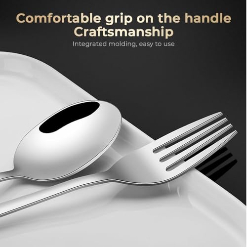 Travel Utensils with Case, Portable Camping Utensils, 3 Pcs Cutlery Set, Stainless Steel, Reusable Flatware Silverware, Include Fork, Spoon & Chopsticks with Case - color: Blue