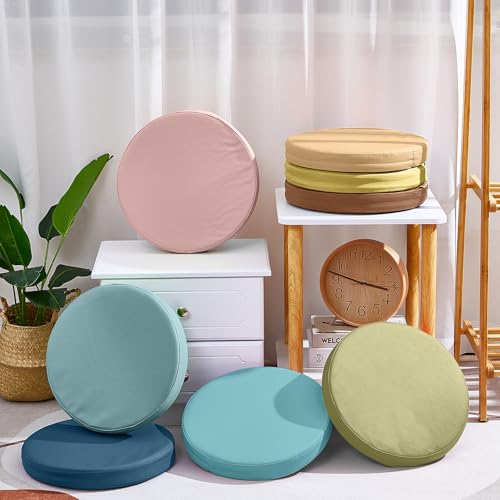 Juexica 8 Pcs Extra Thick Flexible Seating Floor Cushion Assorted Colored Floor Pillow Classroom Seat Cushion Soft Classroom Seating for Kid Learning(Advanced Color,13.8 x 13.8 x 2 Inch,Round) - color: Advanced Boho