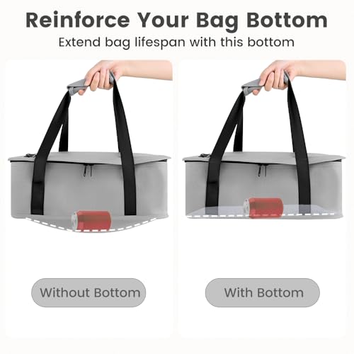 Insulated Reusable Casserole Carrier Bag for Hot or Cold Food, Portable Thermal Food Carrier Fits 9×13 & 11×15 Baking Pans, Travel Picnic Cake Transport Lunch Bag, Grey - size: Standard Gray