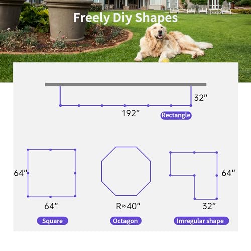 FDW Dog Playpen Dog Pen Dog Kennel 8 Panels 40 Inch Hight Indoor Outdoor Folding Metal Portable Puppy Exercise Pen Heavy Duty Dog Fence for Yard Camping,Black - style: 8 Panels