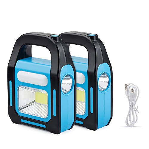 TANSOREN 2 Pack Solar Lantern Camping Essentials Accessories Lights, LED Lantern Flashlight for Power Outages, Rechargeable Tent Lights for Emergency, Hurricane, Survival Kits, Operated Lamp - size: 2 Pack