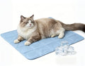ZeQi Gel-Filled Cooling Mats for Cats Dogs Pets, Water-Proof Surface, Summer Dog Cool Mat, Cooling Cat Bed, Cool Mat, Ice Mat, Seat Cushion for Summer 17''x17'' (Small, Solid) - size: Medium